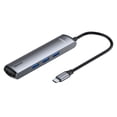 thumbnail image 2 of HUB Adaptador inteligente 6 en 1 Ojo mecánico Gris Baseus Baseus Tipo C+PD+3xUSB3.0+HDMI+RJ45, 2 of 5