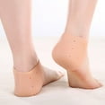 thumbnail image 6 of SPRING PARK Unisex Invisible Breathable Silicone Heel Socks Anti Crack Foot Protector Socks, 6 of 7
