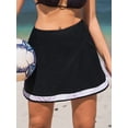 thumbnail image 4 of Sociala Women Swim Skirts Tummy Control Bathing Suit Skirts High Waisted Bikini Bottoms, 4 of 7