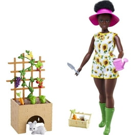 Barbie Doll and Gardening Playset with Pet and Accessories, Gift for 3 to 7 Year Olds