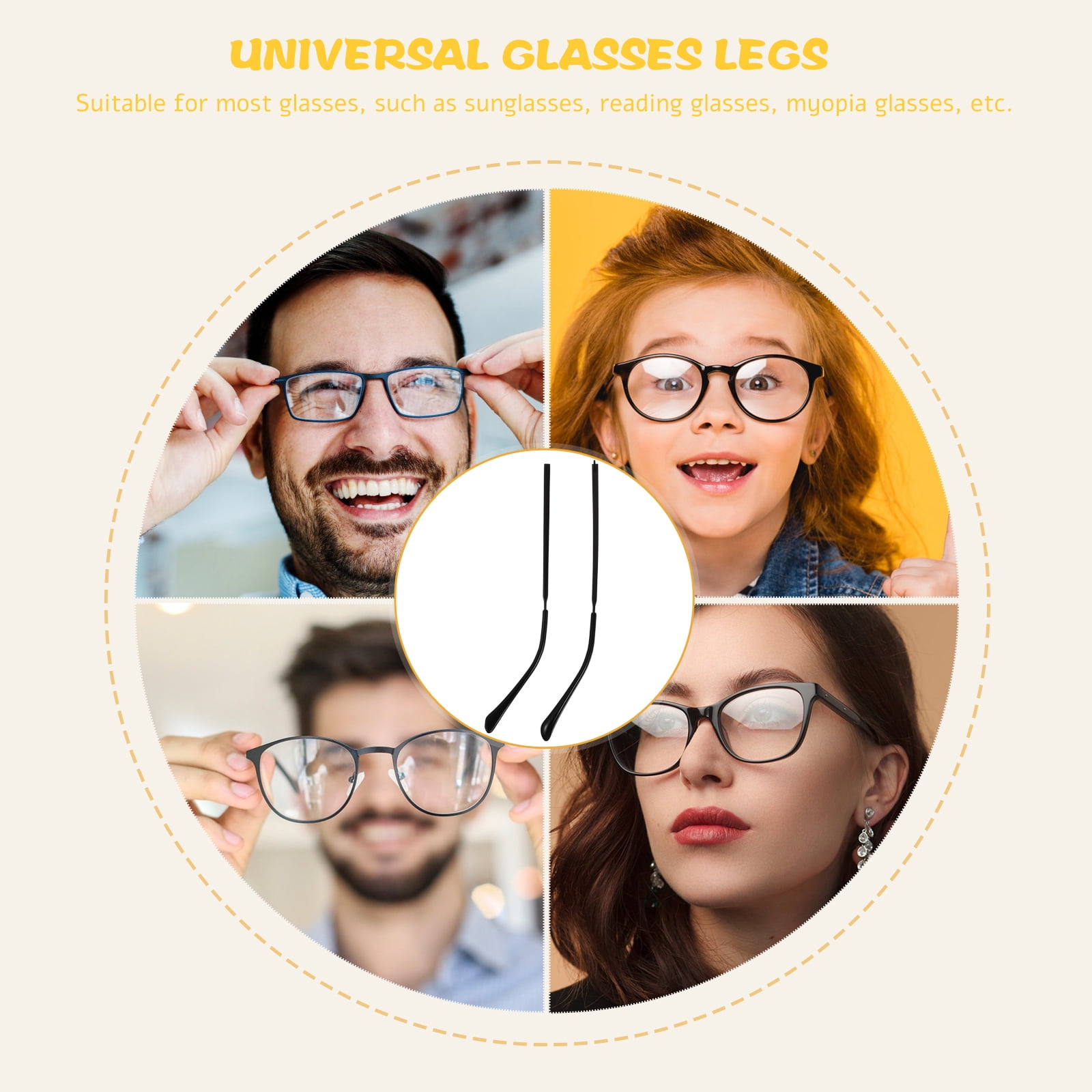 Reading glasses long temple arm on sale