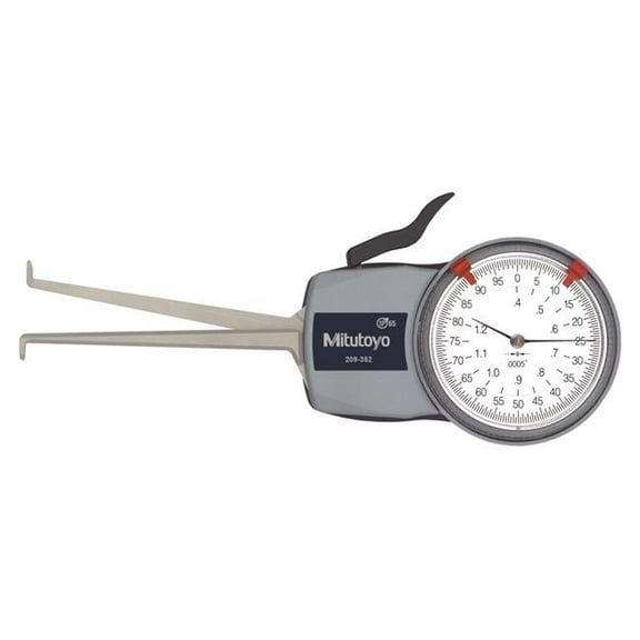 Mitutoyo 209-352 0.40-1.2 in. Range Dial Internal Type Caliper Gage