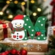 thumbnail image 2 of Juego de 26 Adornos Navideños con Letras Del Alfabeto | Letras Decorativas de Pvc En Mayúsculas Inglesas | Decoración Navideña Personalizada para Árboles, Coronas y Regalos, 2 of 2