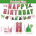 thumbnail image 2 of Banner de cumpleaños Neyeidru Wicked Happy Birthday Witch Theme, 2 of 7