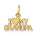 thumbnail image 1 of 10K Or Jaune Charme J'aime Mon Grand-Père, 1 of 2