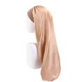 thumbnail image 1 of Simulation silk long tube elastic cap (gold), 1 of 4