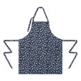 thumbnail image 2 of Dark Blue Christmas Snowflake Apron-Garden Aprons for Women with Pockets-Cotton Linen Waterproof Kitchen Cooking Gardening Aprons Adjustable for Kitchen,Cooking,BBQ and Salon 32"x27", 2 of 7
