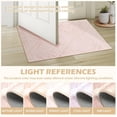 thumbnail image 2 of shiyou-Area Rug 2x3 Machine Washable Rugs Western Aztec Non Slip Low Pile Print Pattern Indoor Carpet for Living Room Bedroom Dining, Light Pink Cream, 2 of 4