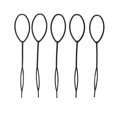 thumbnail image 5 of Hair Dreadlocks Ring Alloy Vintage Multi Shape DIY Reusable Large Hole Hair Braid Pendants Jewelry, 5 of 5