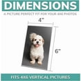 thumbnail image 2 of pbf 4x6 Magnetic Picture Frames for Refrigerator | 4 x 6 Clear Magnetic Acrylic Frames | Magnetic Photo Holders for Fridge, Locker, Photo Board, Art Display, Sign Holder (5-Pack), 2 of 6