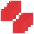 thumbnail image 1 of 8 Pcs Salvamanteles de Silicona para Platos Calientes, 7.1"x7.1" Agarraderas de Silicona Rojas, 1 of 6