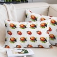 thumbnail image 2 of Cute Ladybugs Throw Pillow Covers, Spring Botanical Leaves Farmhouse Soft Breathable Pillow Cases with Invisible Zipper for Sleeping, Small Pillowcases for Couch Bed Sofa Chair 16x24 Inches, 2 of 9