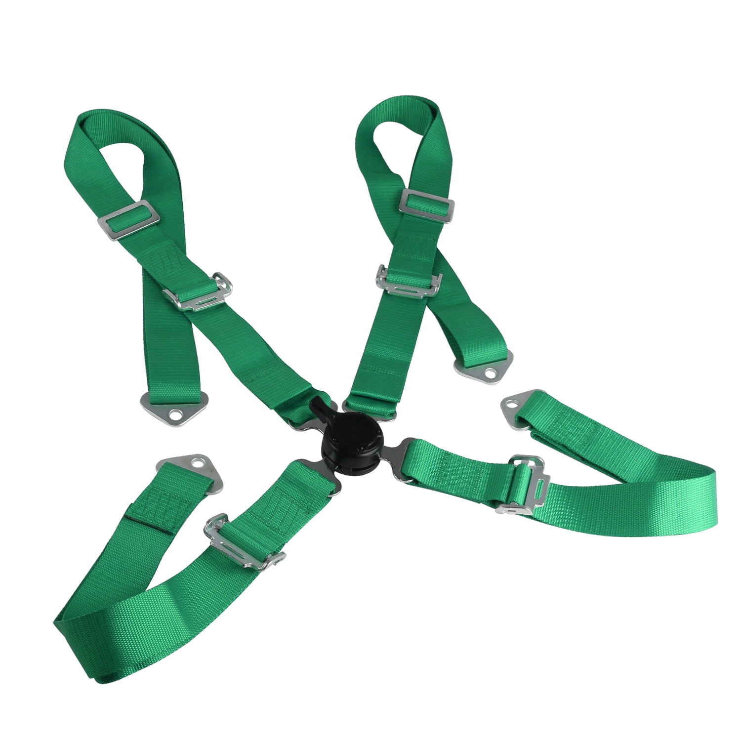 3/" One Nylon 5 Point Harness Camlock Racing Seat Belt Safety Latch Clip On Off