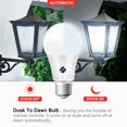 thumbnail image 2 of Bombillas LED para exteriores Sengled Dusk to Dawn, 10,5 W, 1200 lm, paquete de 3, 2 of 6