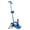 Blue Metal, variant on 22 Ton Hydraulic Floor Jack Air-Operated Axle Bottle Jack with (4) Extension Saddle Set Built-in Wheels, Red