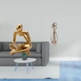 thumbnail image 2 of Figura de lector abstracto,Estatua de pensador abstracto,arte,manualidades,decoraciones,Figuras humanas decorativas para oficina,objetos coleccionables,Pareja en miniatura,Pareja de enamorados, 2 of 8