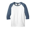 thumbnail image 3 of District Boy's Very Important Tee 3/4-Sleeve Raglan, Heathered Navy/ White, S, 3 of 4