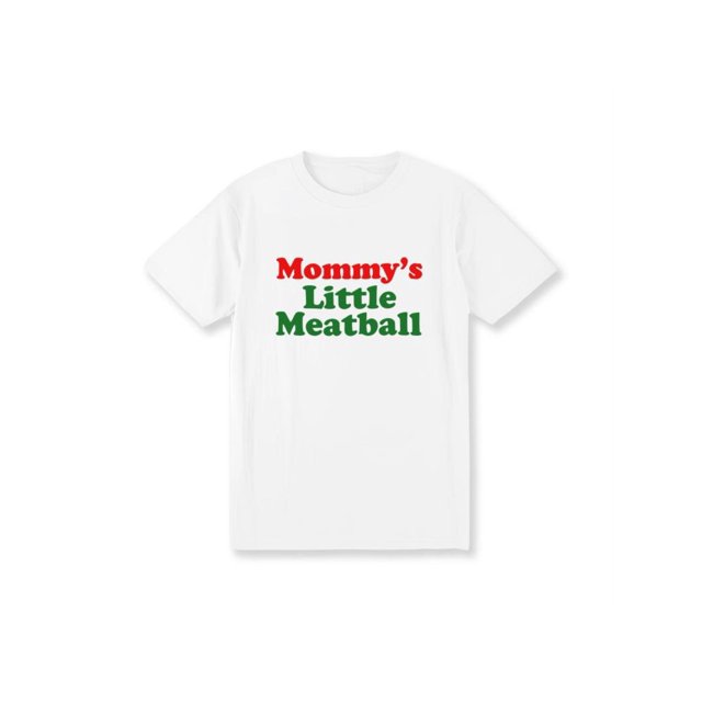Mommy's Little Meatball - Garment Dyed Funny T-Shirt | Love island inspired | italian Heritage | Cute Gift for Men & Women