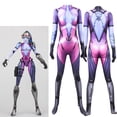 thumbnail image 4 of Disfraz de Halloween de Widowmaker para mujer y niña, traje de superhéroe Zentai, mono para adultos y niños, 4 of 4