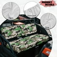 thumbnail image 6 of FKELYI Camo Black Green Print UTV Seat Covers Full Protection Anti-Dust Bench Seat Cover with Elastic Band Backrest Cover Waterproof Decor UTV Accessories, 6 of 7
