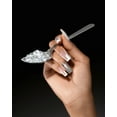 thumbnail image 3 of KISS Classy Nails, Press-On Nails, Stay Modish, White, Long Square, 30 Count, 3 of 5