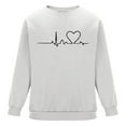 thumbnail image 7 of Xdegoge Valentines Day Sweatshirt for Men Playful Love Heart Graphic Crewneck Pullover Causal Loose Long Sleeve Valentine Top, 7 of 7