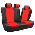 thumbnail image 4 of Premium Racing PU Leather Seat Covers For Car Truck SUV Van - Full Set, 4 of 6