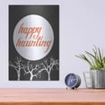 thumbnail image 4 of Luxe Metal Art 'Happy Haunting' by Lettered & Lined, Metal Wall Art, 12"x16", 4 of 9