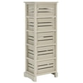 thumbnail image 5 of SAFAVIEH Sarina Solid Rustic 5 Drawer Cabinet, Distressed Cream, 5 of 10