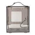 thumbnail image 1 of Mini Portable ITX Computer Case, Full Transparent DIY Desktop Case 2.5 Inch SSDs Compact Mini ITX Case with Handle, 1 Cooling Fan for 170x170mm Motherboard, 1 of 7