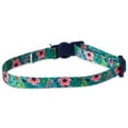 thumbnail image 5 of Vibrant Life, Tropical Floral Breakaway Fashion Cat Collar, Green, O/S, 5 of 6