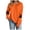 Orange, variant on TTUHYWXI Halloween Shirts for Women Long Sleeve Crewneck Casual Dressy Tops Funny Graphic Halloween Fall Fashion Outfits Orange,XL