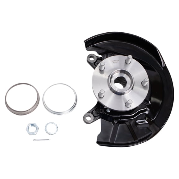 TRQ Complete Wheel Hub Bearing & Steering Knuckle Assembly LH for Camry 3.0L BHA42826 Fits select: 1997-2001 TOYOTA CAMRY