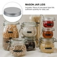 thumbnail image 3 of 16Pcs 70mm Practical Air Tight One-piece Type Tinplate Secure Mason Jar Lids, 3 of 13