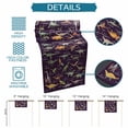 thumbnail image 6 of Purple Dinosaur Table Runner - 90 Inch Long Vintage Letters Farm Animals Cotton and Linen Blended Dress Scarves Farmhouse Table Runner for Kitchen Dining, Coffee Table, 13" x 90", 6 of 8