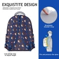 thumbnail image 5 of Hedgehog Pattern Backpack for School,Cute School Bag,Schoolbag with Adjustable Shoulder Straps & Padded Back,15.3"x11"x7.1".﻿, 5 of 6