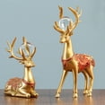 thumbnail image 4 of 2PCS Christmas Reindeer Table Ornaments Christmas Decoration Indoor Decoración De Navidad Para Sala Decoracion Navideña Interior Christmas Decorations for Home Indoor Outdoor, 4 of 9
