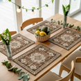 thumbnail image 5 of Tribal Vintage Boho Placemats Set of 4 Brown Bohemia Place Mats Table Mats Kitchen Dining Home Outdoor Party Table Decoration, 5 of 9