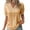 01-Gold, variant on Dezsed Women's Casual Ruffle Short Sleeve Tops Solid Color Business Work Blouses V Neck Summer Shirts Blouses Pink L
