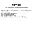 thumbnail image 2 of Positive Plus Front Semi-Metallic Disc Brake Pads PPF-D1737 for Car Nissan Rogue Sport Qashqai, 2 of 8