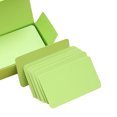 thumbnail image 4 of Tarjetas Flash De índice En Blanco De Papel DIY Saludo Mensaje Rápido, 90 Hojas Verde Sunnimix Tarjeta de índice de notas en blanco de color, 4 of 8