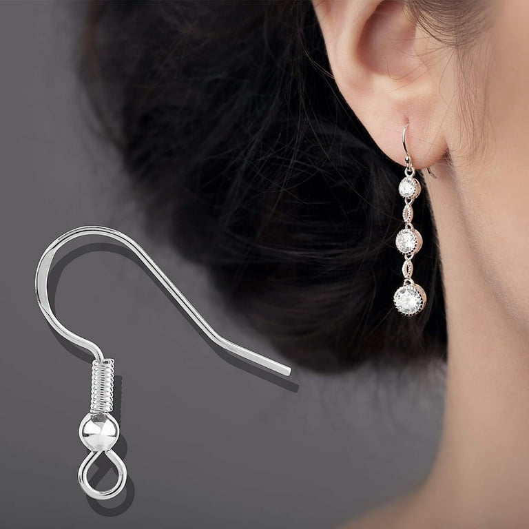 Earring Backs for Sensitive Ears, 200pcs Silicone Clear Earring