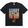 thumbnail image 1 of Regalos náuticos para amantes y dueños de barcos, camisetas divertidas para adultos, hombres y mujeres, para cumpleaños y Navidad., 1 of 6
