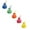 Pink 1PCS & Blue 1PCS & Orange 1PCS & Yellow 1PCS & Green 1PCS, variant on Color Powder Balls, Colors Chalk Balls, Colorful Assorted Balls, Prefilled & Refillable Holi Color Chalk Bombs Throwing Balls, Family Outdoor Activiies, Color Run Photography,Party Games 5PCS