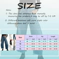 thumbnail image 6 of Casaul Jeans for Women Retro Mid Rise Barrel Jeans Y2K Loose Baggy Jeans Relaxed Wide Leg Pants Summer Crop Ankle Pants, 6 of 6