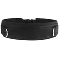 thumbnail image 1 of Waist Belt Neoprene Padded Gym Pulley Strap with Rings for Cable Machines Fitness Exercise Speed Agility Resistance Training Black adjustable, 1 of 5
