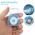 thumbnail image 3 of 50 metros Mint Floss Triangle Blue Triangle en caja de hilo dental desechable para la limpieza y rollos de hilo dental portátiles esquí esquí Gafas de esquí, 3 of 5