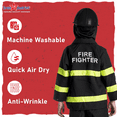 thumbnail image 4 of Deluxe Fire Fighter Dress Up Costume Set - By Dress Up America, 4 of 6
