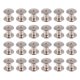 thumbnail image 1 of FOMIYES 100Ud Tornillos Para Reparación De Cuero Y Manualidades Con Acero Inoxidable En Plata, 1 of 7
