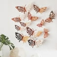 thumbnail image 2 of Gold Party Decorations,4/20 Party Decorations,Flying Hollow Home Decoration Festive Party Layout Cardboard Wall Sticker, 2 of 8
